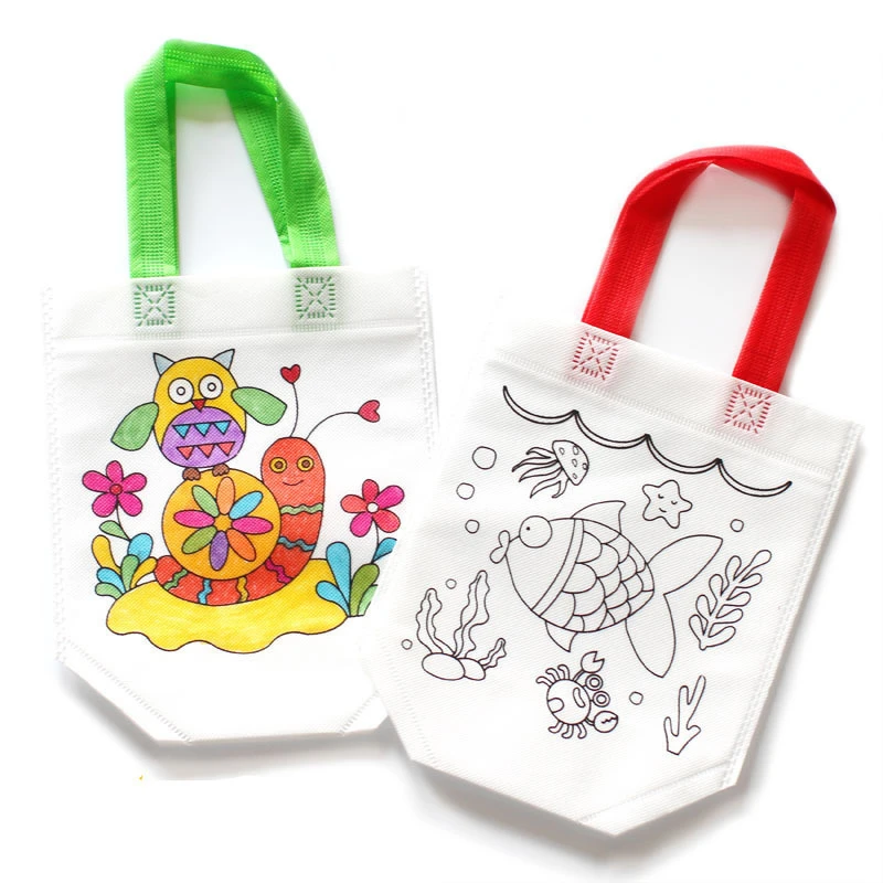 Art Craft Event - 24 ชิ้นน่ารักการ์ตูนสีกระเป๋า Reusable Carnival สําหรับวันเกิด DIY