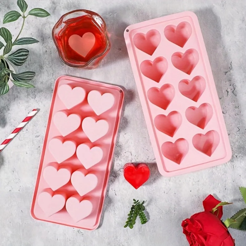 1 ชิ้นแม่พิมพ์น้ำแข็งรูปหัวใจม - Art Craft Ice Cream บทวิจารณ์และราคา