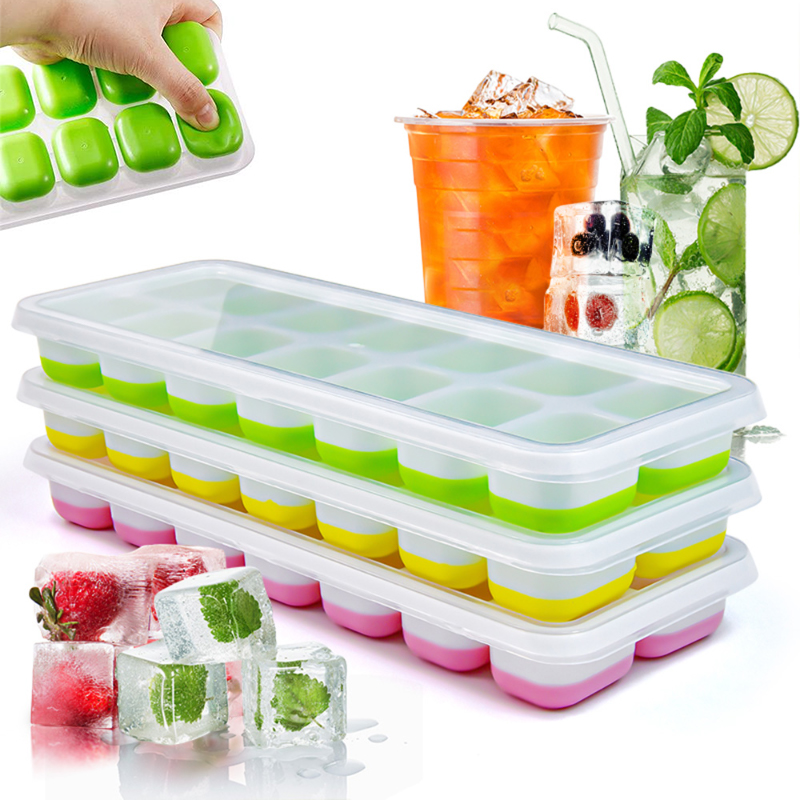 แม่พิมพ์ซิลิโคน14ช่องถาดน้ำแข็ - Art Craft Ice Cream บทวิจารณ์และราคา