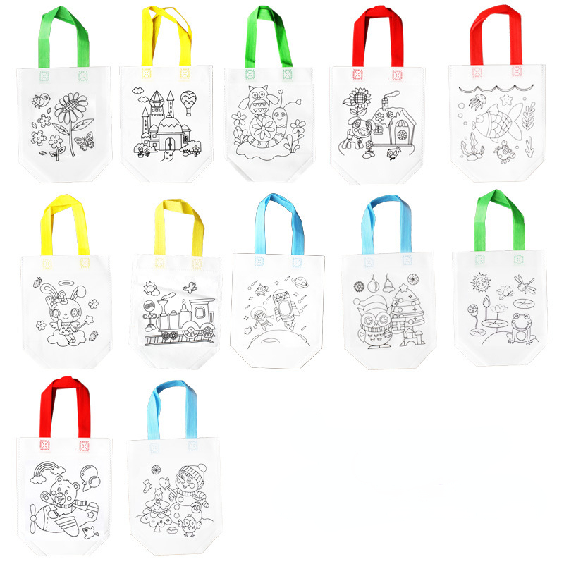ถุงระบายสีลายการ์ตูนน่ารัก 24  - Art Craft Event บทวิจารณ์และราคา