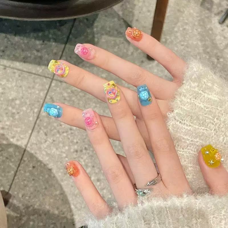 100 ชิ้นจี้เรซินรูปเต่าหลากสีแ - Art Craft Activity บทวิจารณ์และราคา