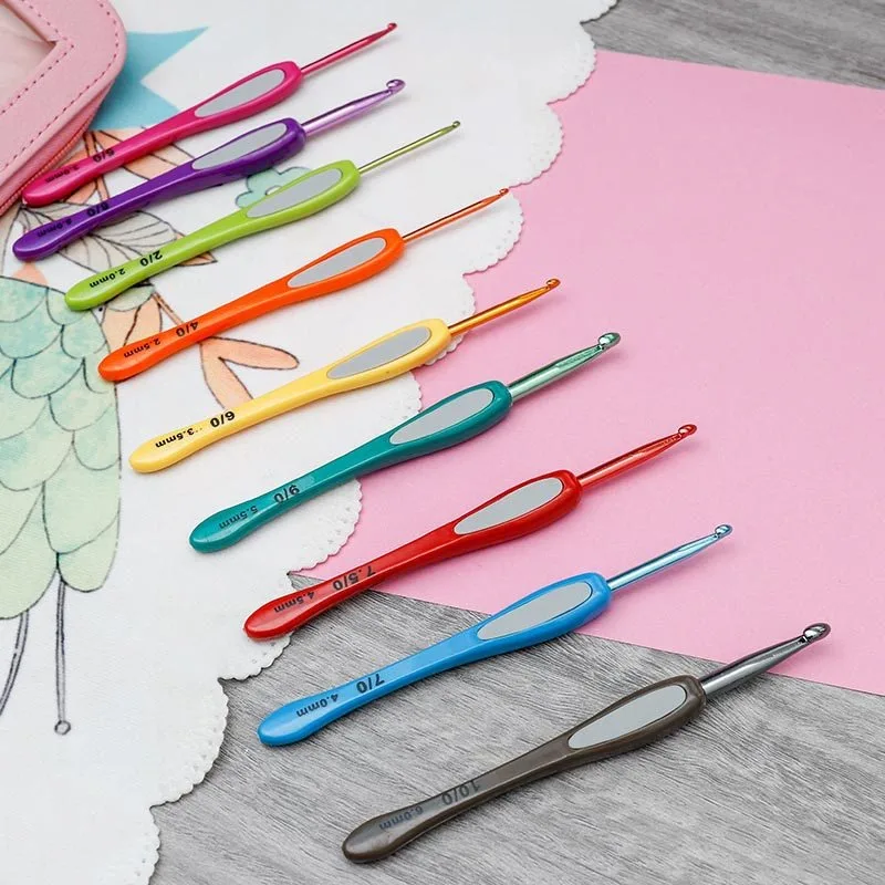 สี Soft Handle ชุดเครื่องมือถั - Crochet Hook Set บทวิจารณ์และราคา