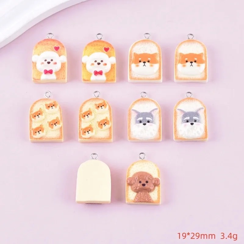 จี้เรซิ่นรูปสุนัขขนมปังปิ้งน่า - Art Craft Activity บทวิจารณ์และราคา