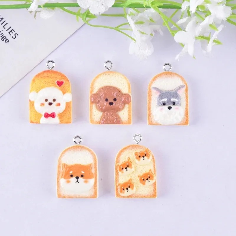 จี้เรซิ่นรูปสุนัขขนมปังปิ้งน่า - Art Craft Activity บทวิจารณ์และราคา