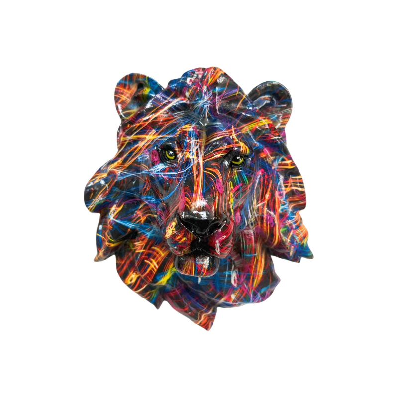 ของตกแต่งผนังรูปสัตว์เรซินสไตล - Art Craft Lion บทวิจารณ์และราคา