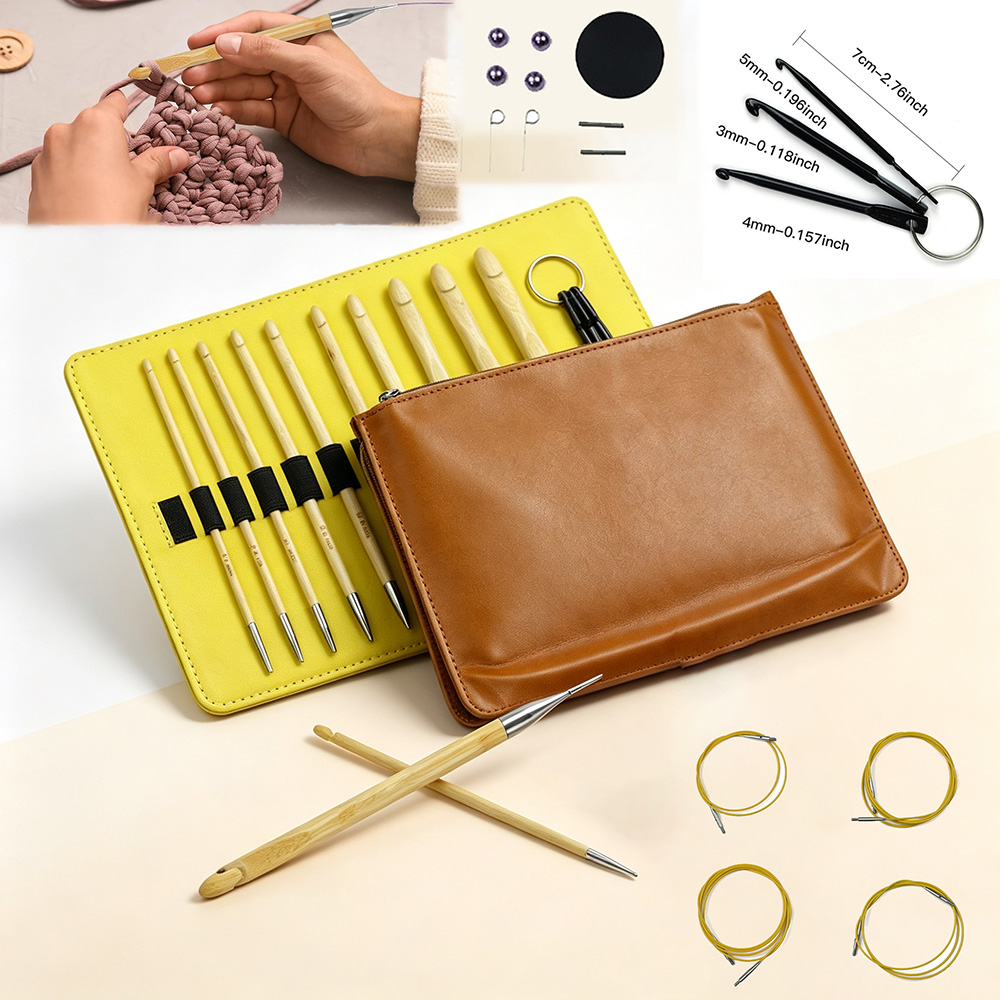 ชุดเข็มโครเชต์แบบเปลี่ยนได้ 10 - Crochet Hook Set บทวิจารณ์และราคา