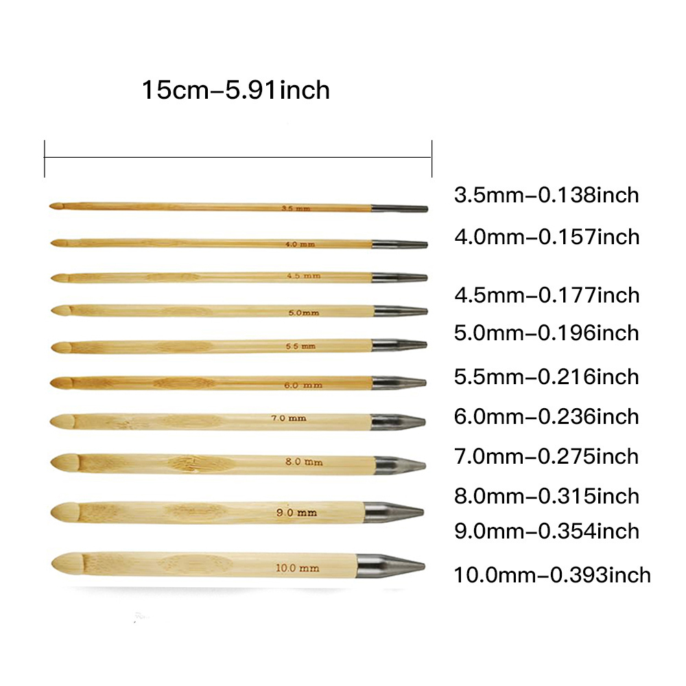 ชุดเข็มโครเชต์แบบเปลี่ยนได้ 10 - Crochet Hook Set บทวิจารณ์และราคา