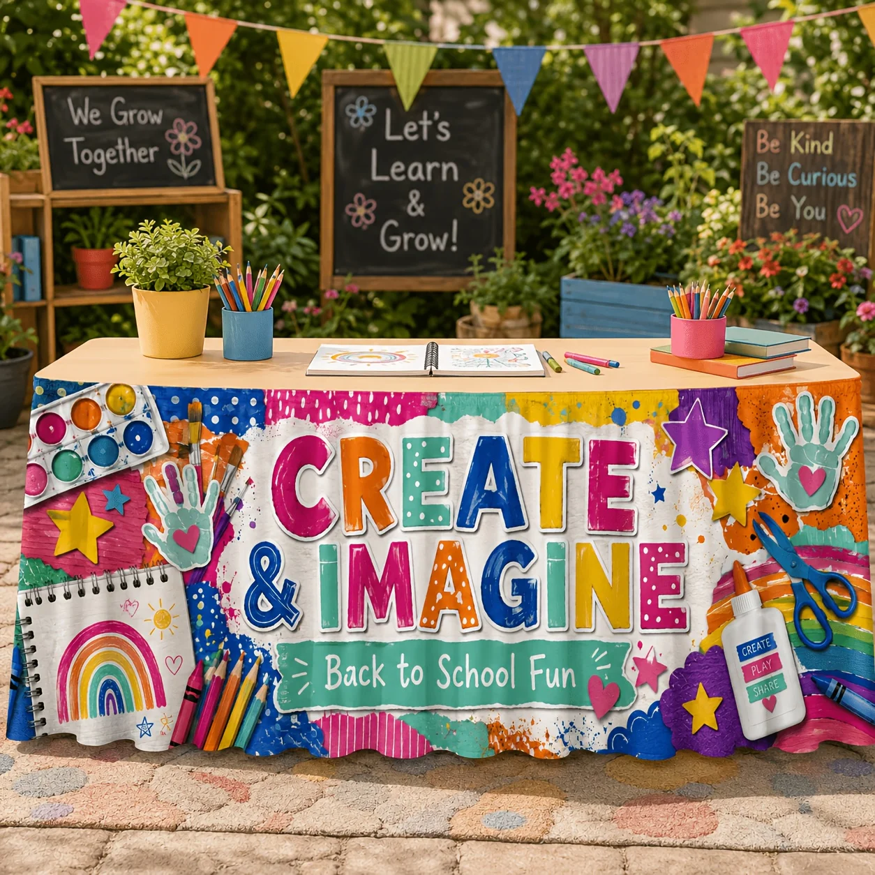 ผ้าคลุมโต๊ะสำหรับงานปาร์ตี้ 1  - Art Craft Event บทวิจารณ์และราคา
