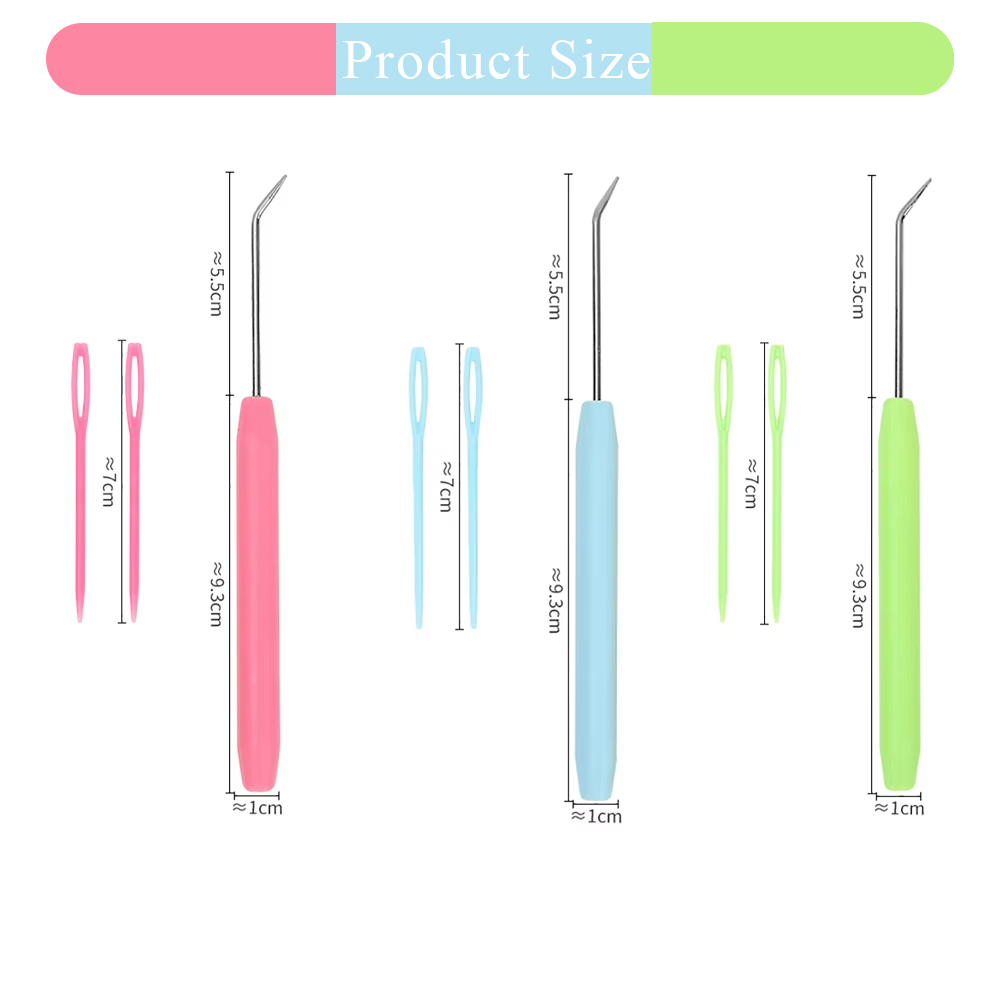 ชุดเข็มถักโครเชต์ 3 ชิ้น/ชุด พ - Crochet Hook Set บทวิจารณ์และราคา