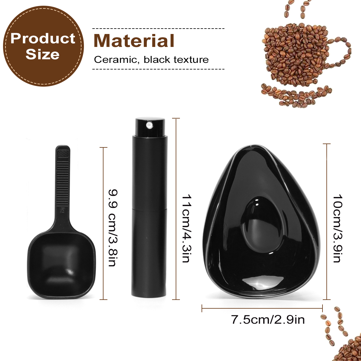 Leeseph Coffee Bean Dosing Cup - Polymer Clay Set บทวิจารณ์และราคา