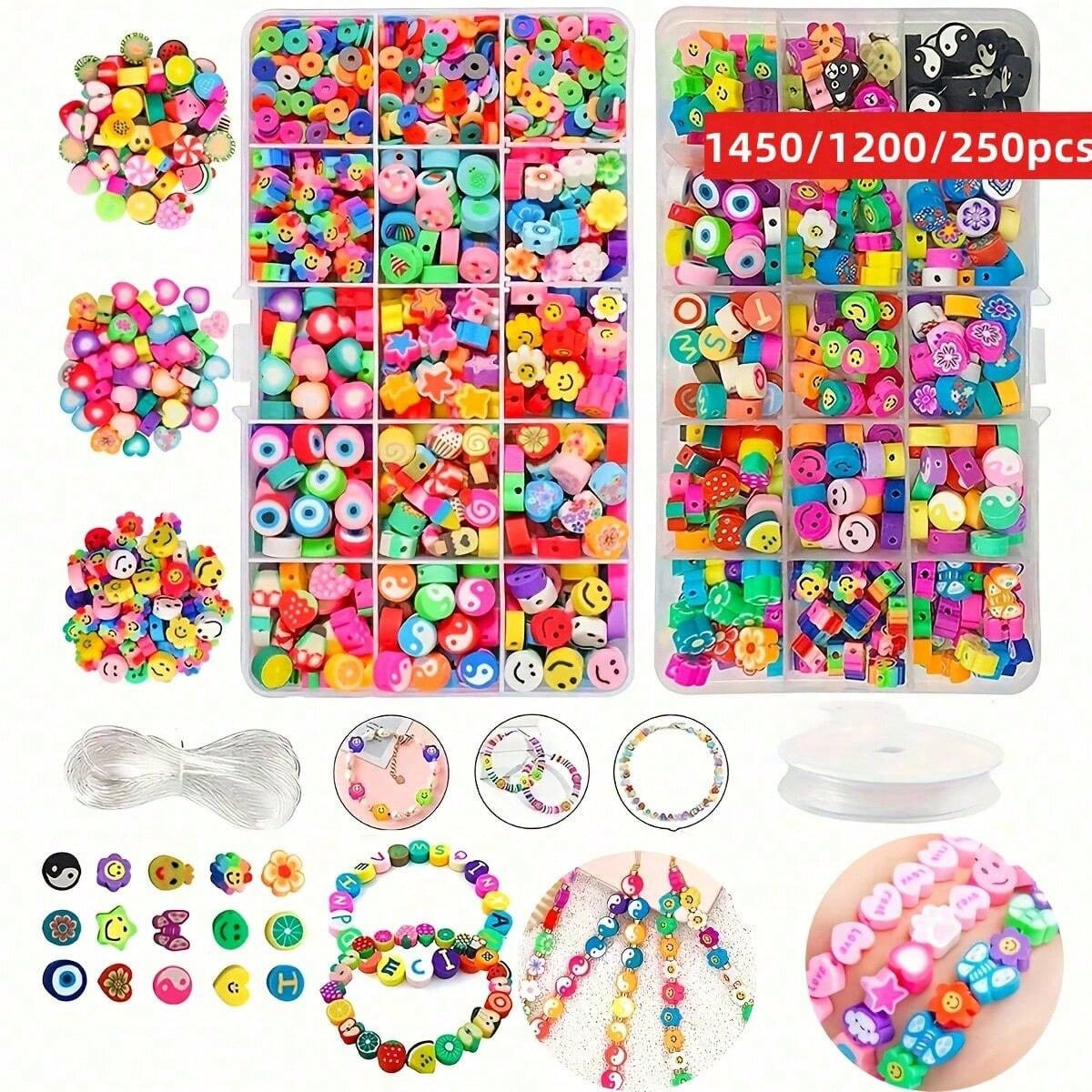 1450/1200/250 ชิ้นชุดลูกปัดดิน - Polymer Clay Set บทวิจารณ์และราคา