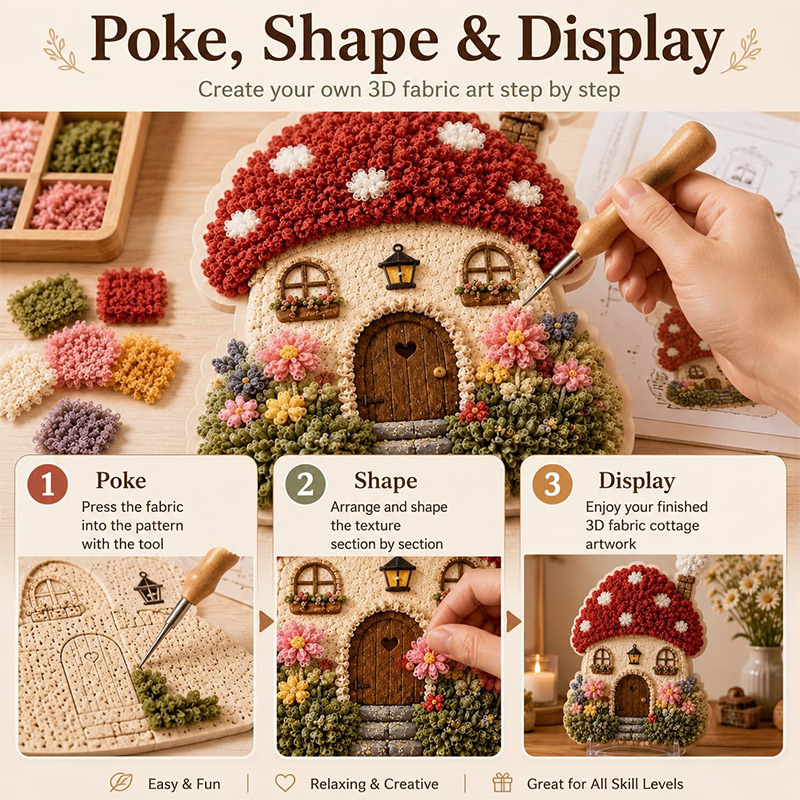 ชุดงานฝีมือ DIY บ้านเห็ด 3 มิต - Art Craft Activity บทวิจารณ์และราคา