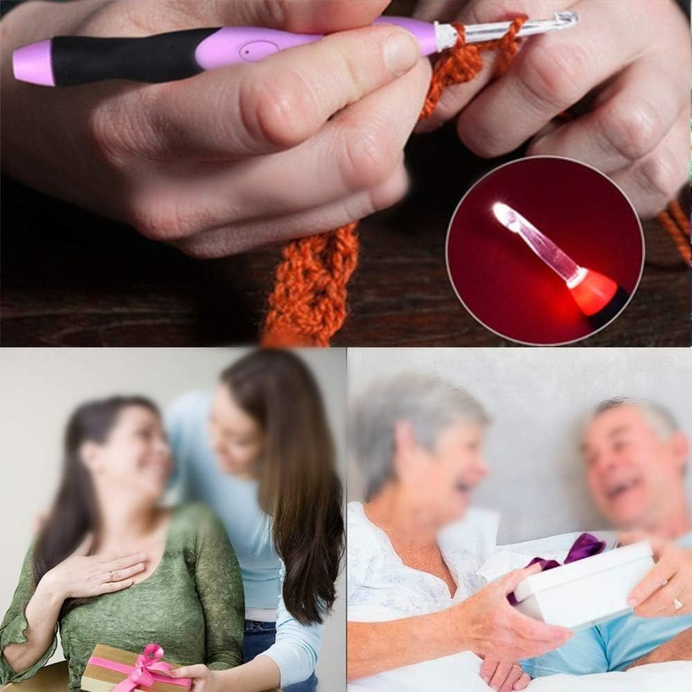ชุดเครื่องมือถักนิตติ้งแบบพกพา - Crochet Hook Set บทวิจารณ์และราคา