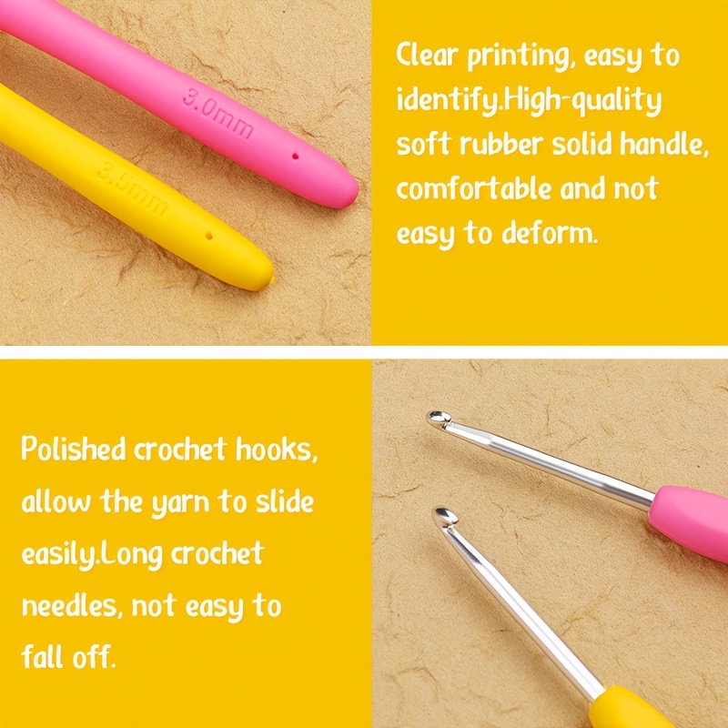 ชุดเข็มโครเชต์แบบ Ergonomic พร - Crochet Hook Set บทวิจารณ์และราคา