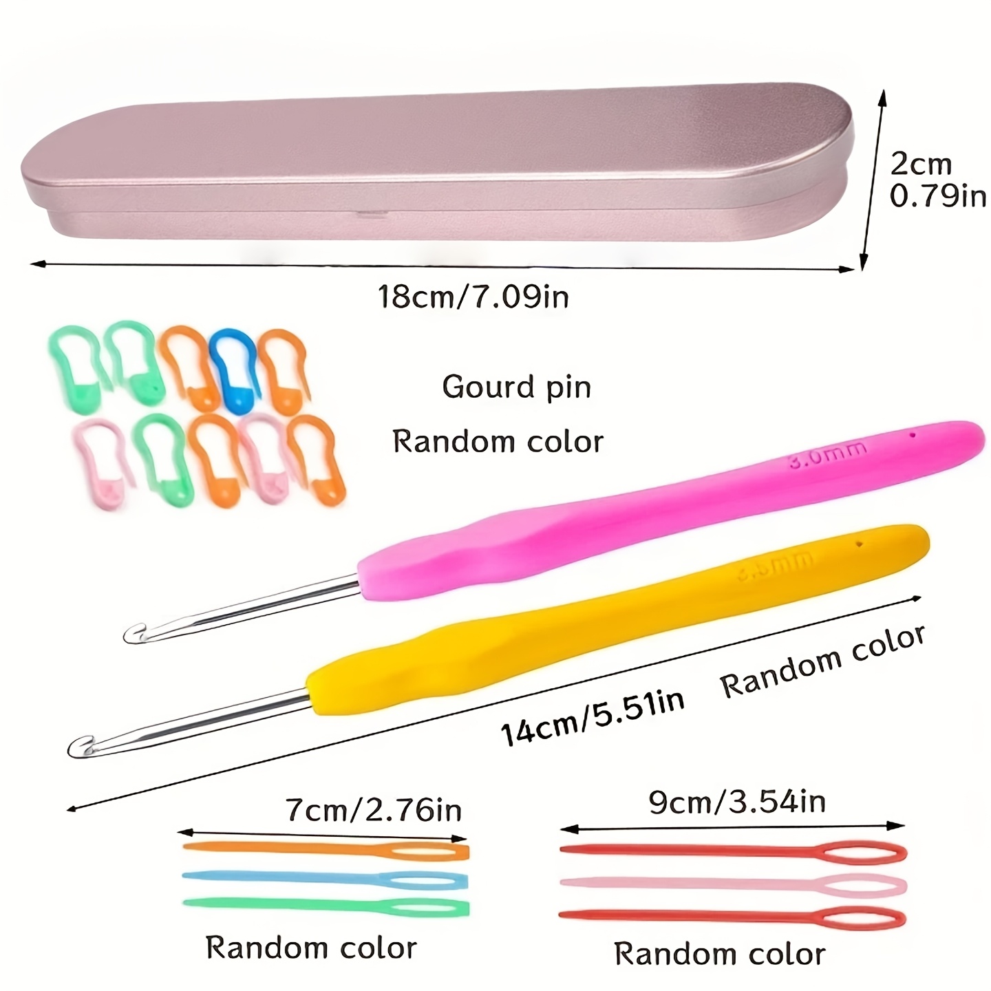 ชุดเข็มโครเชต์แบบ Ergonomic พร - Crochet Hook Set บทวิจารณ์และราคา