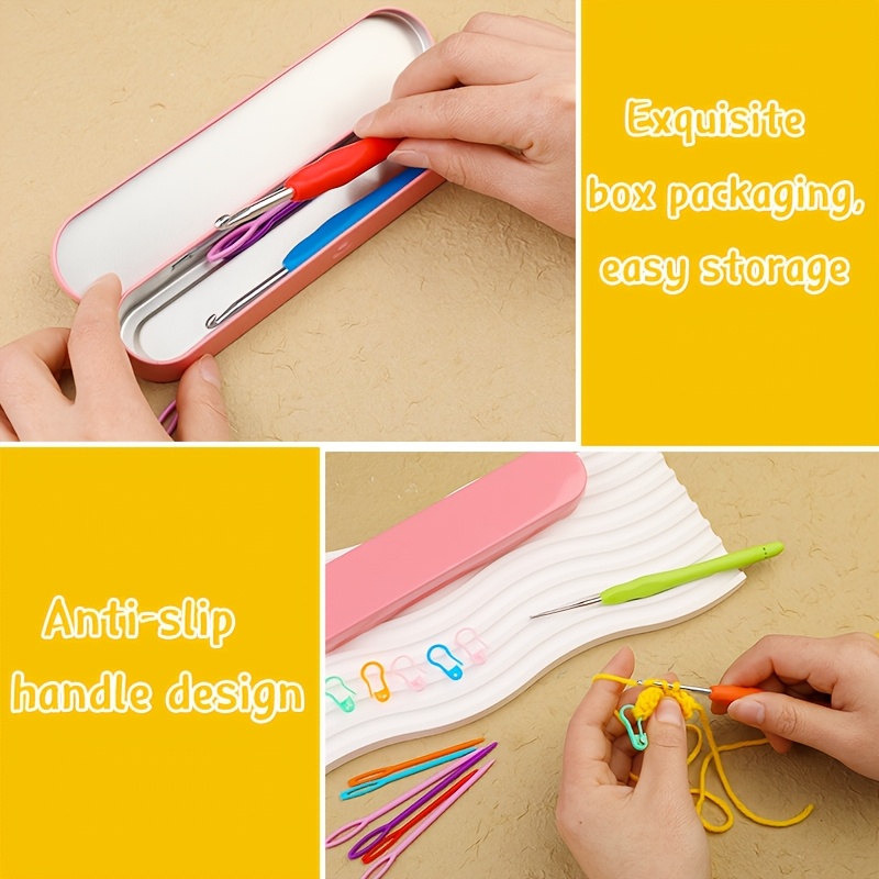 ชุดเข็มโครเชต์แบบ Ergonomic พร - Crochet Hook Set บทวิจารณ์และราคา