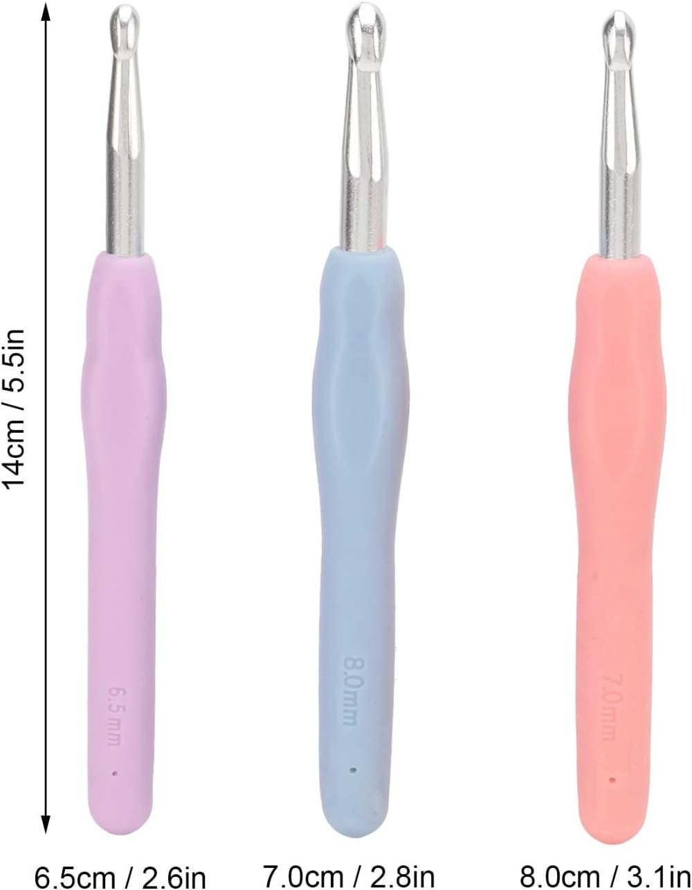 ชุดเข็มโครเชต์ตามหลักสรีรศาสตร - Crochet Hook Set บทวิจารณ์และราคา