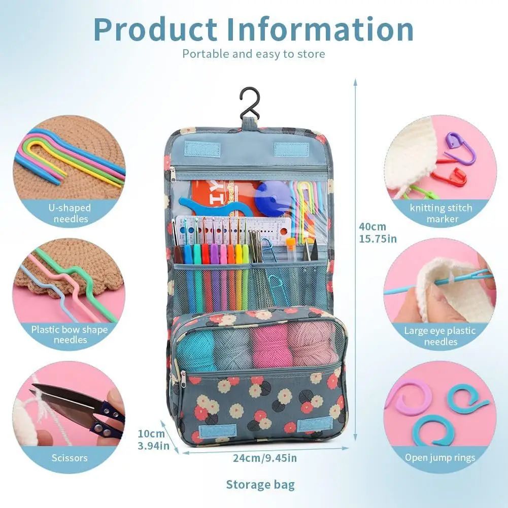 ชุดเข็มถักโครเชต์สำหรับใช้ในบ้ - Crochet Hook Set บทวิจารณ์และราคา