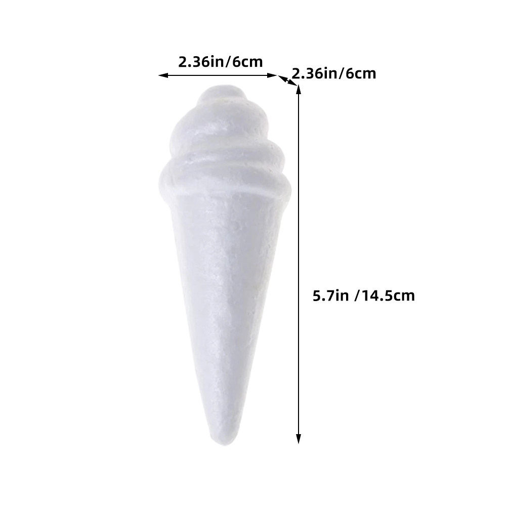 โมเดลโฟมไอศกรีมแบบยังไม่ตกแต่ง - Art Craft Ice Cream บทวิจารณ์และราคา