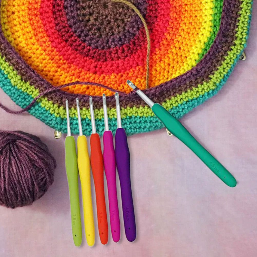 ชุดเข็มโครเชต์พร้อมไหมพรมและเข - Crochet Hook Set บทวิจารณ์และราคา