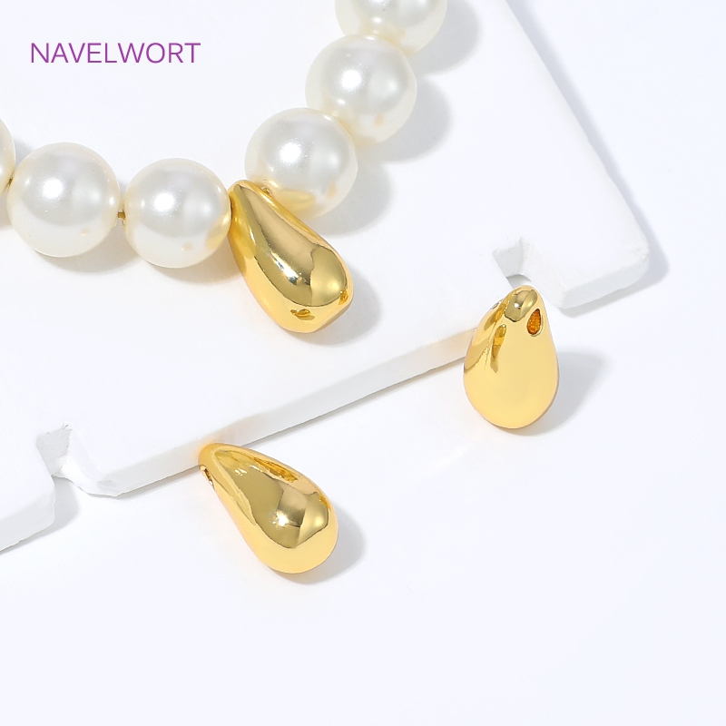 จี้รูปหยดน้ำทองเหลืองชุบทอง 18 - Art Craft Activity บทวิจารณ์และราคา