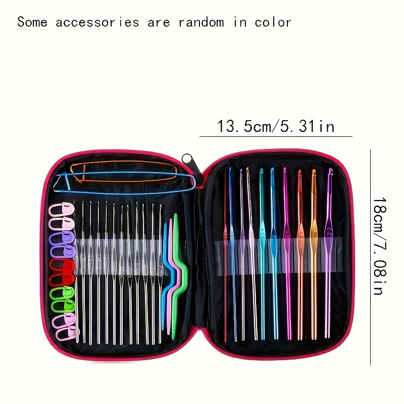 ชุดอุปกรณ์ถักโครเชต์โลหะครบชุด - Crochet Hook Set บทวิจารณ์และราคา